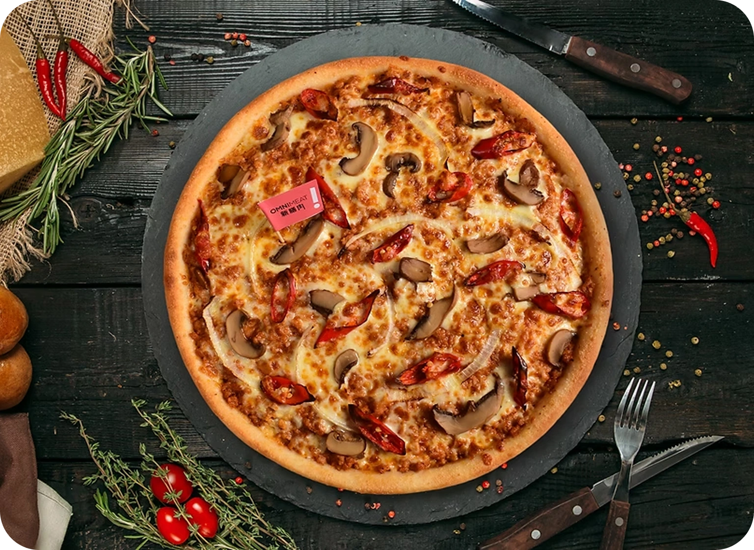 Pizza Flatlay